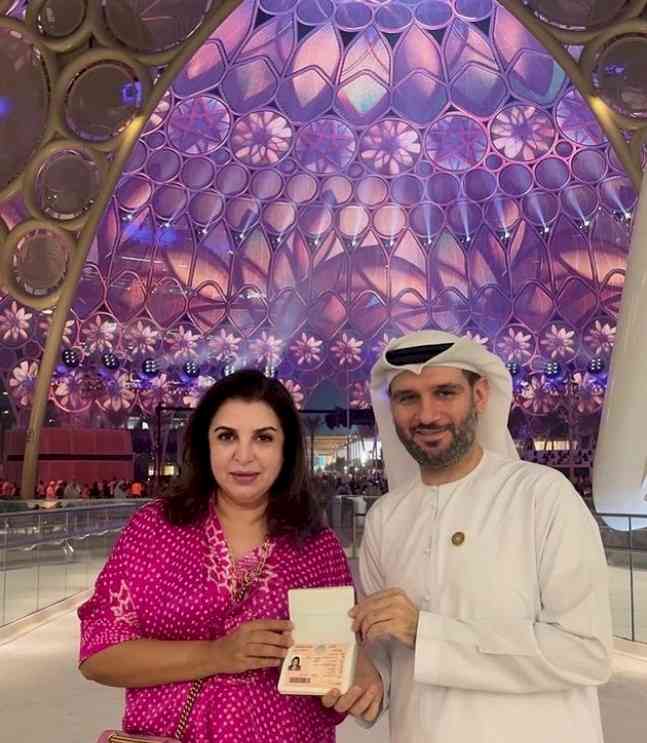 Farah Khan gets UAE Golden Visa