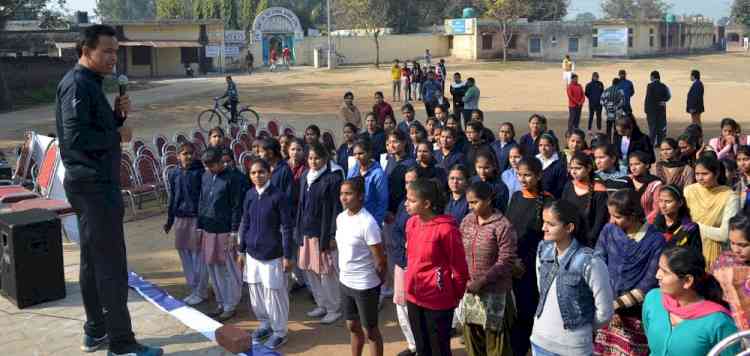 Haryana School Education Project Council’s training for school girls in Shastrang Indian Modern Martial Arts from Nov 8