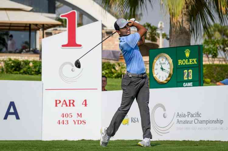 Shubham Jaglan top Indian at Asia-Pacific golf, despite closing bogey