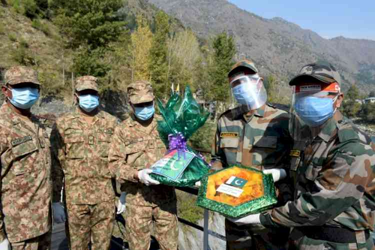 India, Pakistan armies exchange Diwali sweets on LoC