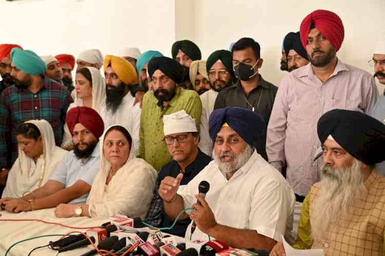 SAD will move resolution demanding action against Gandhi family and Tytler in forthcoming assembly session: Badal