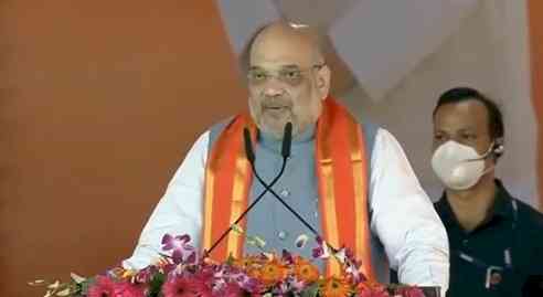 Amit Shah holds review meeting in his Gandhinagar constituency