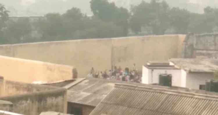 Inmates of UP jail on rampage, hold officials captive