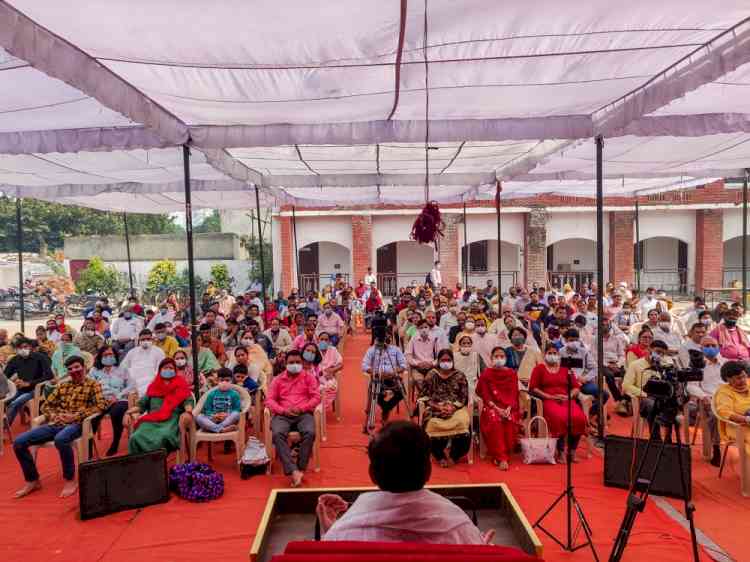 The Science Divine Foundation conducts free meditation session and free health checkup camp