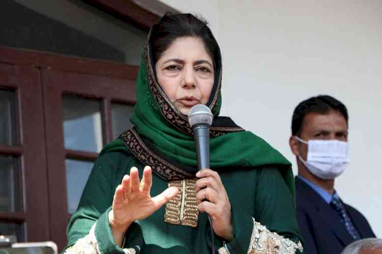 Considering silence in Kashmir as sign of peace is flawed: Mehbooba