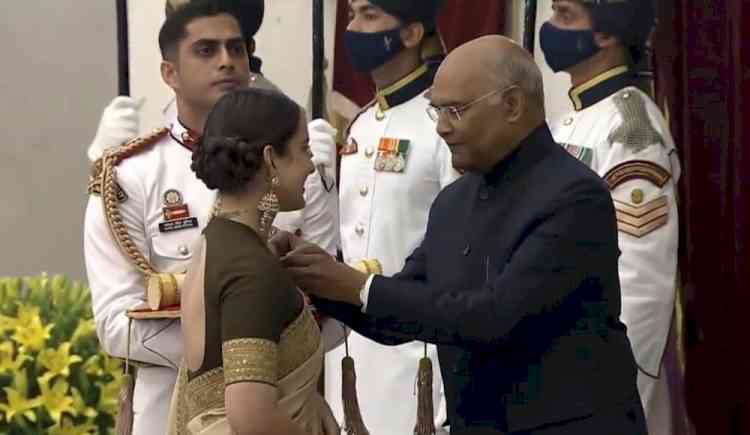 Bollywood's day out at Padma Awards: Kangana, Adnan Sami, Ekta Kapoor among awardees