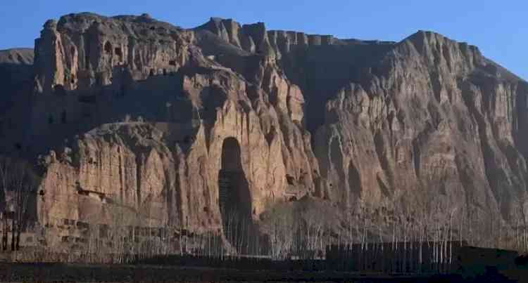 Taliban militants using Bamiyan Buddhas sites for target practices