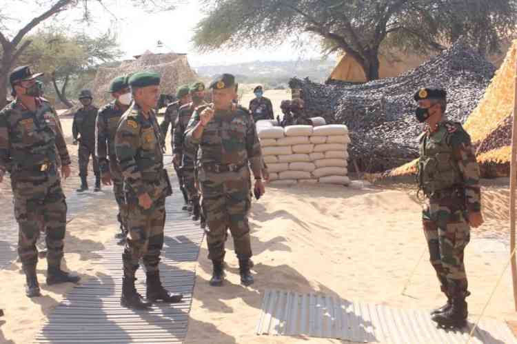 Army's Southern Command GOC-in-C visits Jaisalmer military station