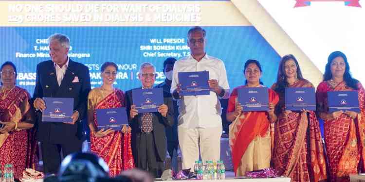 TS Govt spending RS 100 crore on 12000 Dialysis patients in state: Minister for Health T Harish Rao
