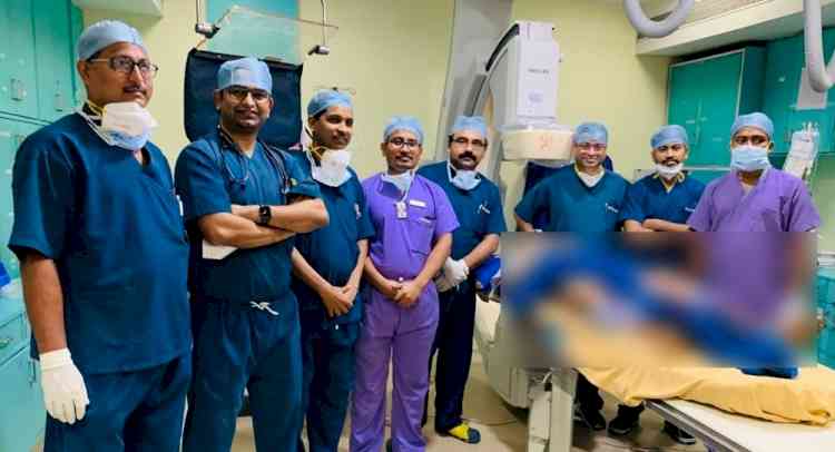 73-year-old man gets a new lease of life by miracle surgery conducted at Medica