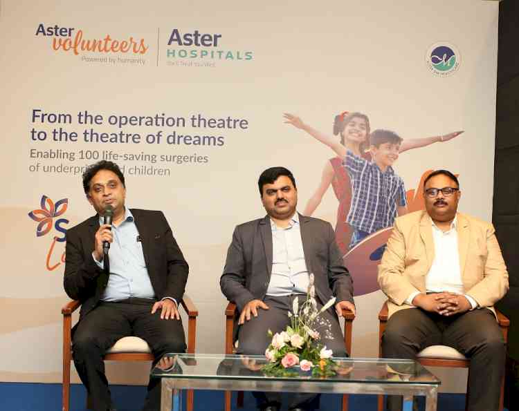 Aster Hospitals in India commit to providing free surgeries to 100 underprivileged children through ‘Second Life’ Initiative 