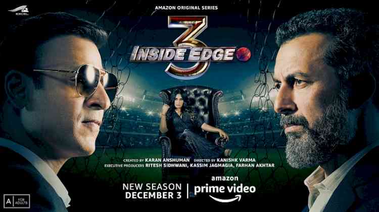 Prime Video and Excel Media and Entertainment announce premiere of Amazon Original Series Inside Edge Season 3 on December 3