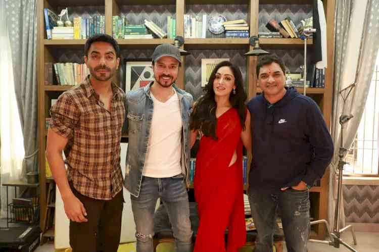 Khushalii Kumar wraps up the shoot of her Debut film with R Madhavan and Aparshakti Khurana in Mumbai