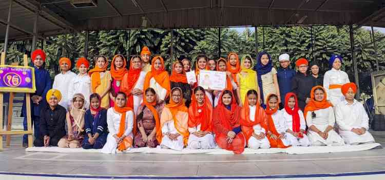 Special Assembly conducted at DCM Presidency School on occasion of GuruPurab