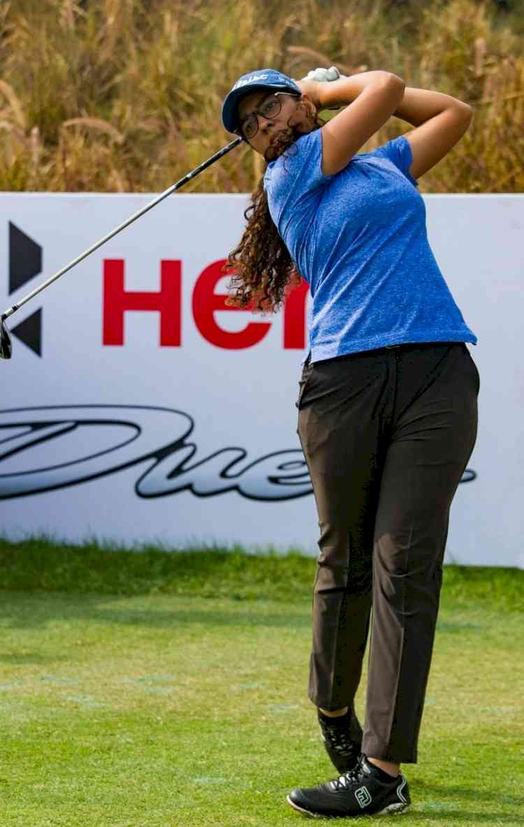 Golfer Gaurika sizzles on front nine to join Jahanvi in lead in 12th leg of WPGT