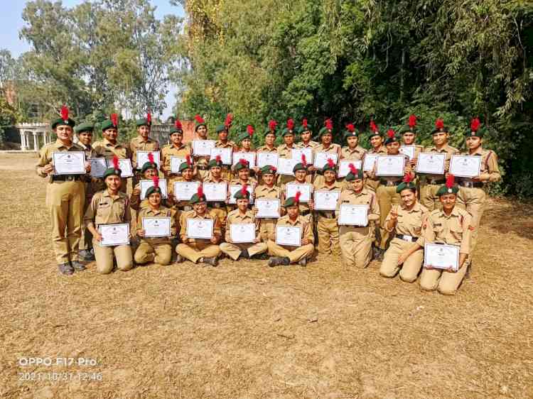 KMV successfully concludes 10 day Annual NCC Training Camp