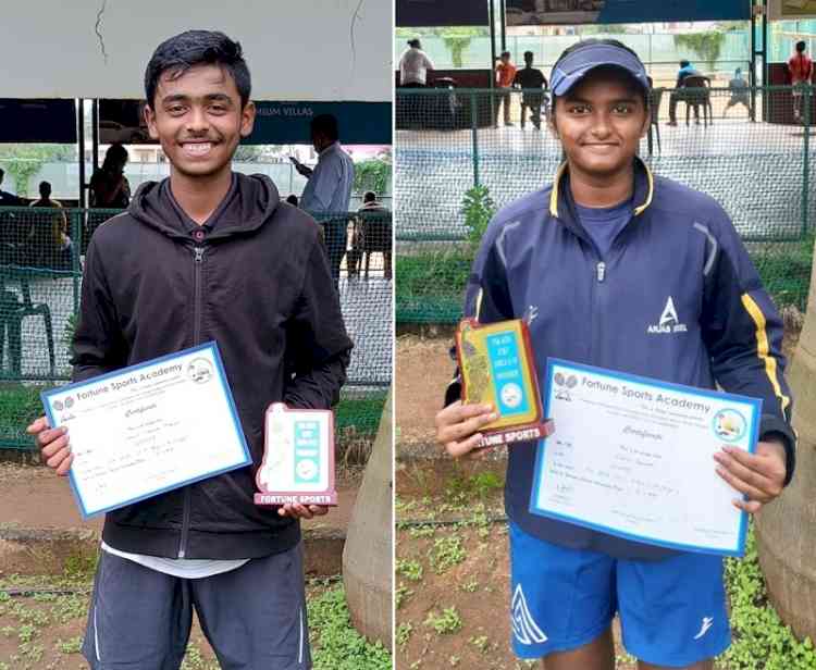 Vedansh, Charmi emerge champs at AITA Champions Series U-18 titles