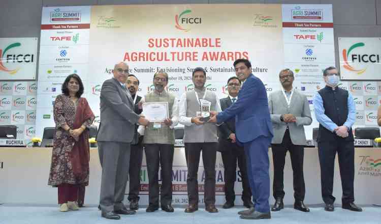 SLCM honoured with prestigious FICCI Sustainable Agriculture Awards 2021