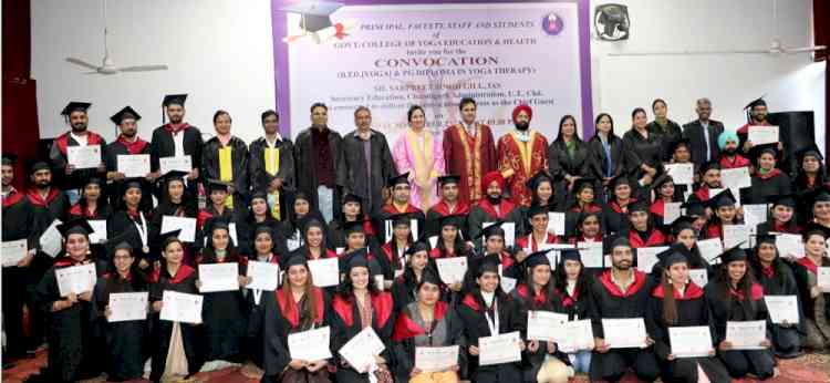 Convocation ceremony held at Govt. College of Yoga Education and Health 