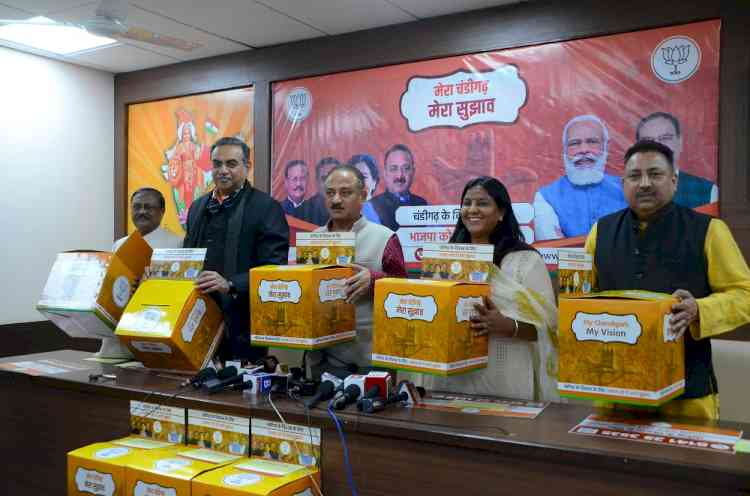 BJP launches Mera Chandigarh Mera Suggestion campaign