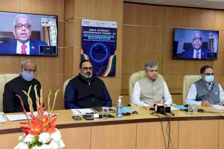 Minister and MoS - MeitY jointly inaugurates India Internet Governance Forum 2021