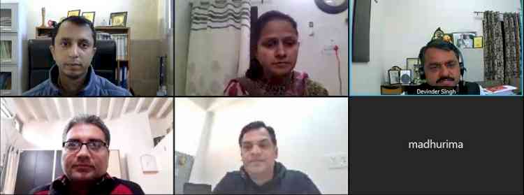 Webinar on Communal Harmony in India at PU