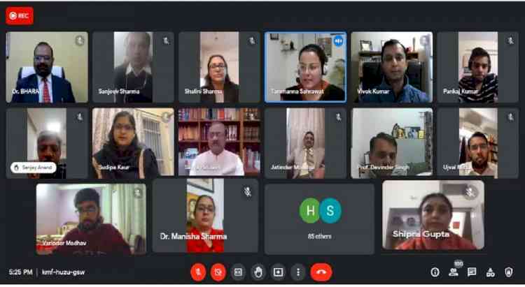 Webinar on Indian Constitution at PU