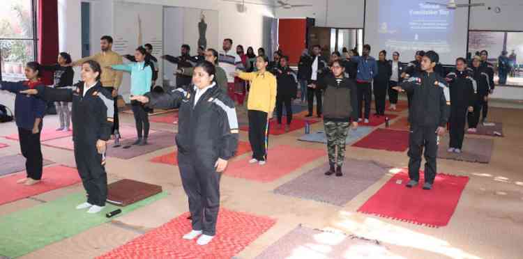 Constitution Day “Azadi Ka Amrit Mahotsav” celebrated at Govt College of Yoga Education and Health