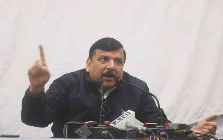 AAP leader Sanjay Singh accuses Yogi govt of caste bias