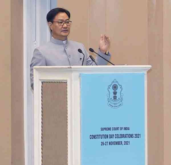 Need to ponder, why it is difficult to implement law passed by Parliament: Rijiju
