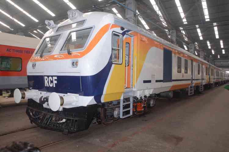 RCF Kapurthala rolls out first ever 3 Phase MEMU rake 