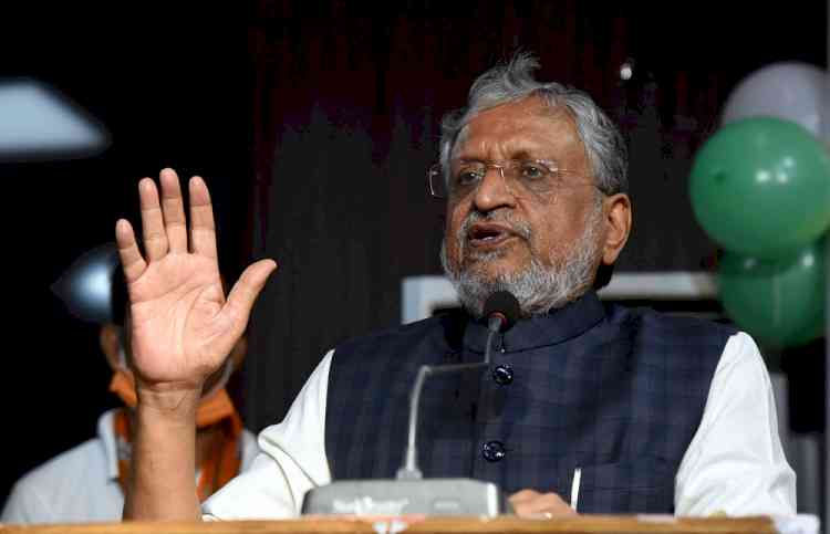 Sushil Modi challenges NITI Aayog's report on Bihar