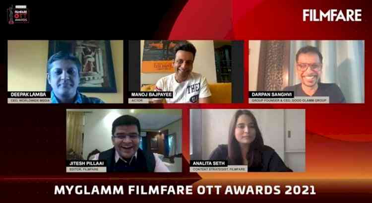 Nominations Announced For MyGlamm Filmfare OTT Awards 2021