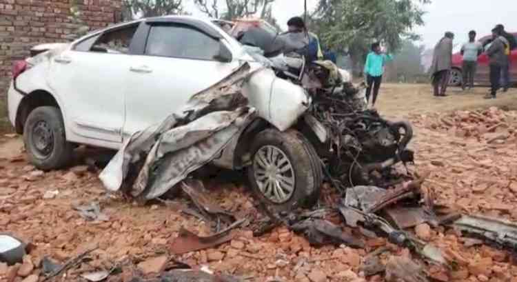 Five dead, one injured in road accident in Gurugram