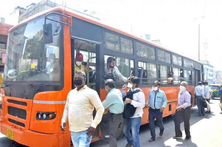 Man boards DTC bus, passes away in sleep