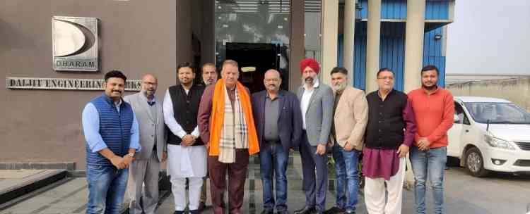 Uttarakhand Minister for Industrial Development and MSME Ganesh Joshi visits Daljit Engineering Works