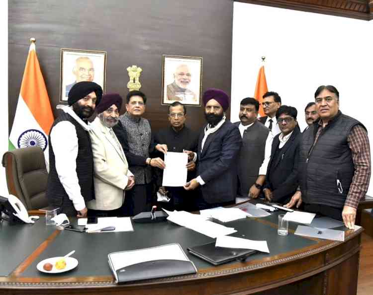 High level Punjab MSME delegation meet with Piyush Goyal