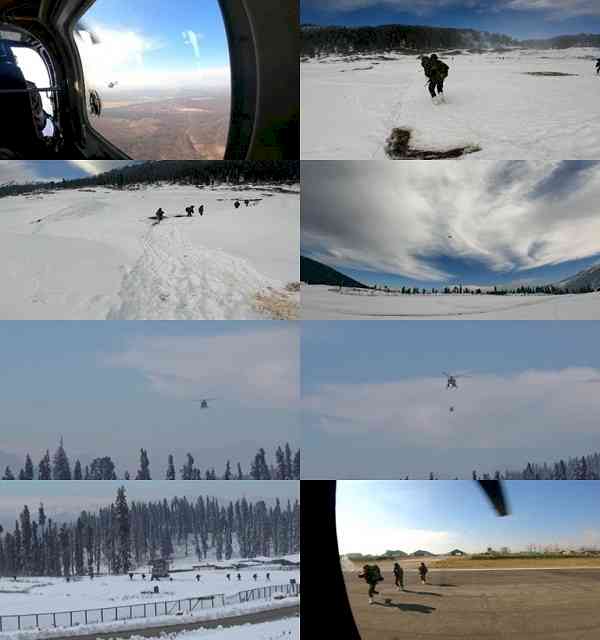 Chinar Corps conducts heliborne exercise in Kashmir's higher reaches