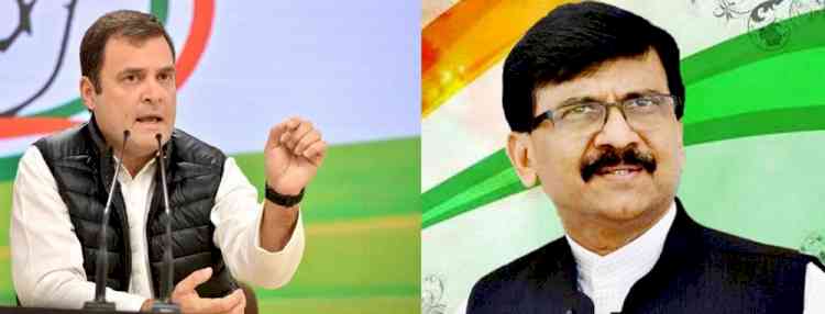 Prior to meeting Rahul, Sanjay Raut declares 'MVA a mini-UPA'