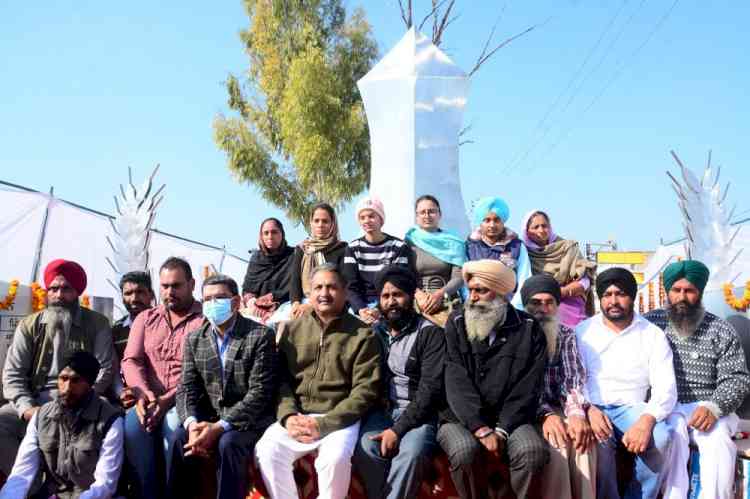 Farmers' memorial inaugurated in Punjab