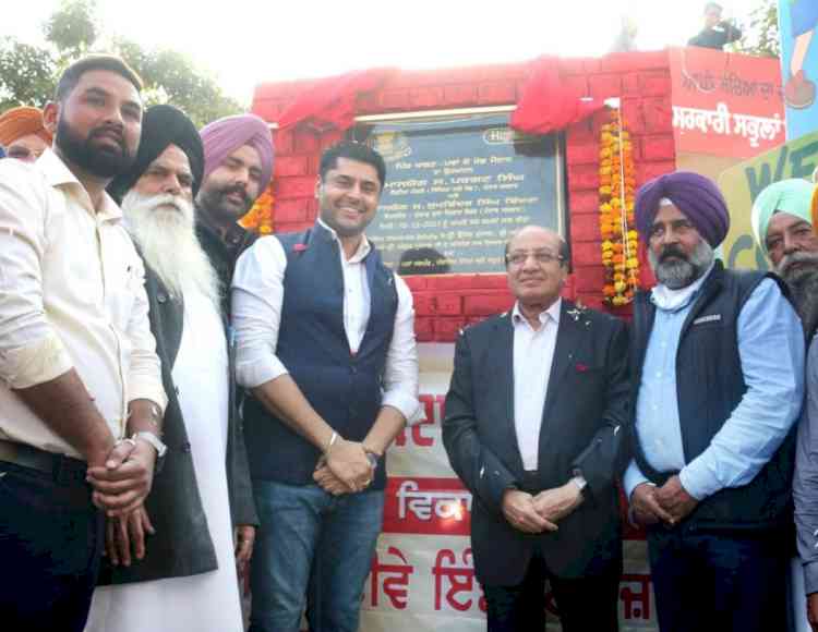 Cabinet Minister Pargat Singh inaugurates sports ground at village Khakat