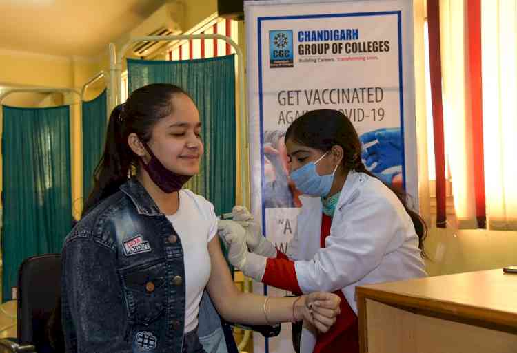 CGC Landran organises 5th COVID Vaccination Drive
