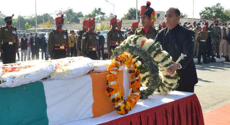 Dead body of Lance Naik Vivek reaches Dharamsala