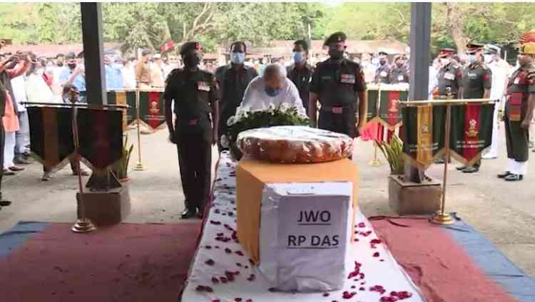 Mi-17 Crash: Last rites of JWO RP Das performed in Odisha