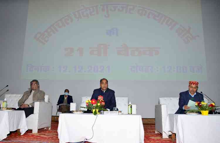 Himachal CM presides over meeting of Gujjar Kalyan Board