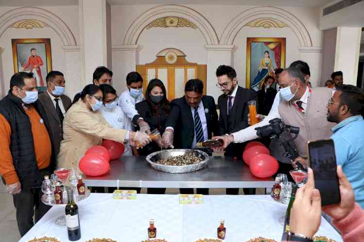 CT University’s School of Hotel Management holds Cake Mixing Ceremony