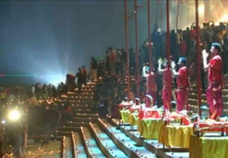 Varanasi lights up as Modi attends 'Ganga Aarti