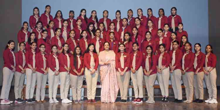 KMV organizes Investiture Ceremony for Student Council 2021-22