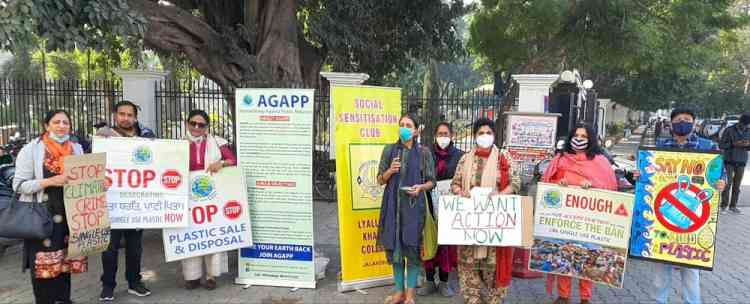 Awareness-cum-protest rally at MC Jalandhar