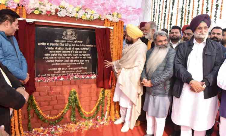 CM Channi lays foundation stone of Atal Apartments” to fulfil dream of affordable housing for all 